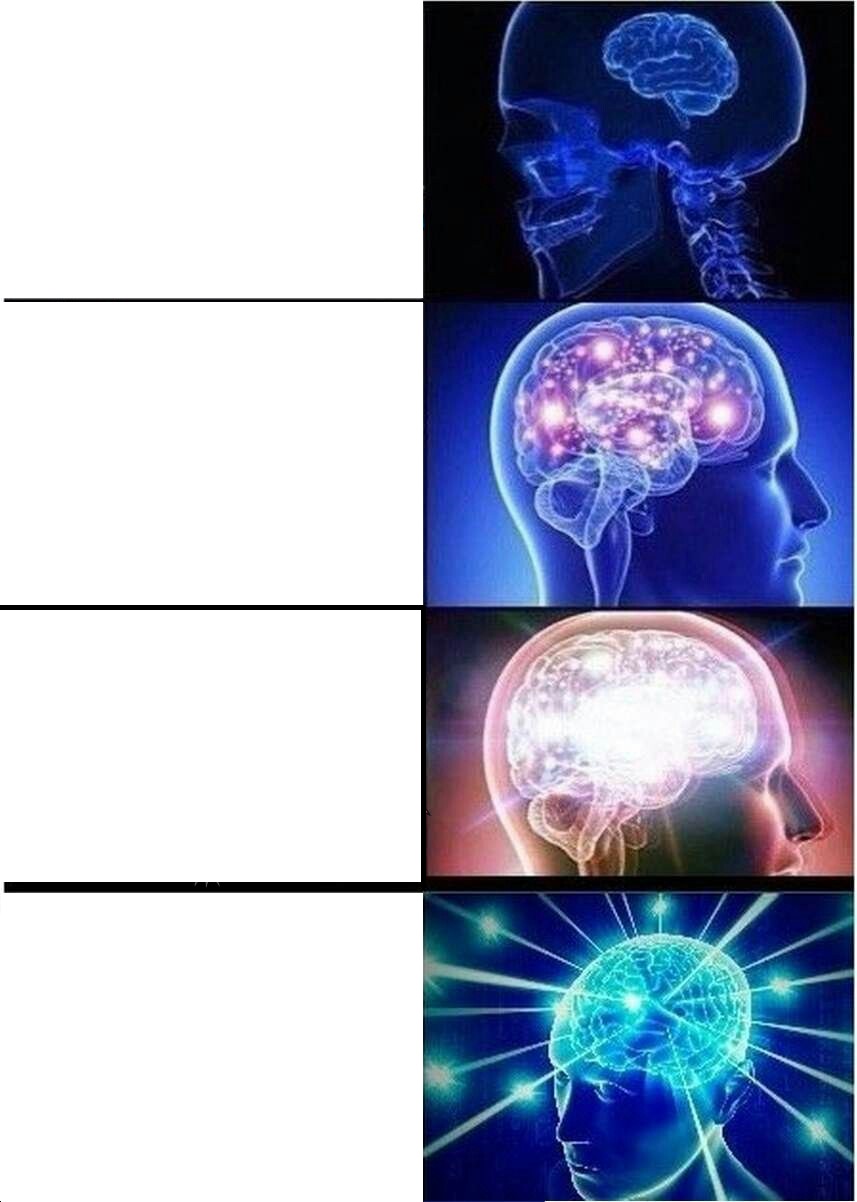 Expanding Brain meme about Dixxon